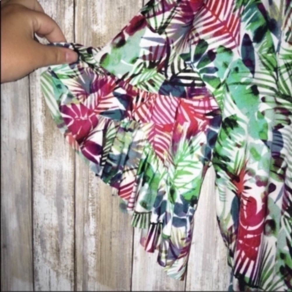 London Times Ruffle Sleeve Blouse - Picture 4 of 4